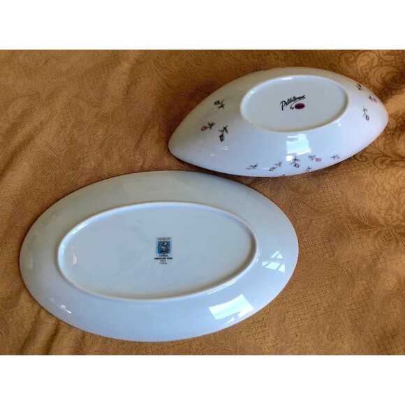 Vintage Mismatched China Hostess Set, Pink Roses, Sango and Fine China of Japan - Picture 9 of 10